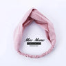 Clearance Fresh Colorful Turban Headbands Women Spring Summer Chiffon Headband Head Wrap Wide Lattice Hairband Hair Accessories