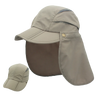 Casquette de protection solaire UPF 50+ pour enfants et garçons, chapeau de pêche réglable et amovible à séchage rapide avec rabat pour le cou