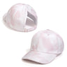 Fashion High Ponytail Kids Boy Hat Sun Hats Baseball Caps Adjustable Solid Color Print Travel Caps Baby Children Peaked Caps Hat