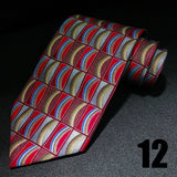EASTEPIC Cravates de 10 cm de large pour hommes en costumes d'affaires Cravate pour hommes Accessoire Jacquard Impression de qualité Pure Soie Fête de mariage