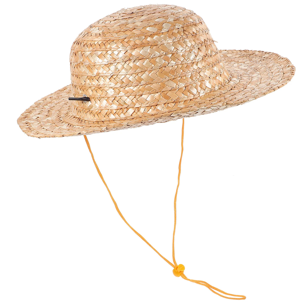 Children's Straw Hat Western Party Decorations Kids Hats Summer Beach Themed Favors with Brim