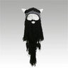 New Wig Beard Hats Viking Beard Beanie Horn Hat Winter Warm Mask Original Handmade Knit Helmet and Removable Beard Halloween Cap