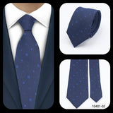 Cravates élégantes à pois pour hommes LYL 7 cm, cravate de luxe avec imprimé géométrique, cadeau pour invités, accessoires de festival pour gentleman