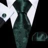 Cravate de mariage noire, dorée et rose pour homme, en soie florale, motif jacquard, pochette, boutons de manchette, pour soirée d'affaires, Barry.Wang