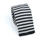 Cravate en tricot pour homme, tendance, fine, rayée, tissée, tricotée, colorée, chaude, design, idée cadeau