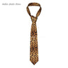 Cravates léopard pour hommes, soie et polyester, étroites, 8 cm, motif tigre, pour costumes, accessoires, fête de mariage, cosplay