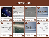 2025 GM glasses  frameless polygon eyeglasses women's jewelry glasses Giltzz myopia anti-blue light frame ultra light spectacles