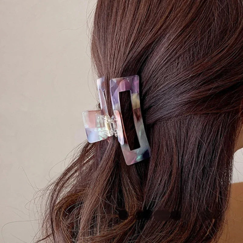 Bilandi – Pince à cheveux tendance en acétate pour femme et fille, accessoire de coiffure en résine