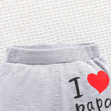 Girls Boy 3 -24 Months Cute Letter Long Sleeve Hoodie Tee Long Pants Outfit Toddler Infant Clothing Set Fashion Kids Wear