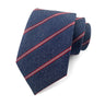 Cravate pour homme 8 cm, motif rayé, jacquard tissé, cravate Ascot, pour homme, pour fête de mariage