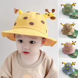 Cartoon Bear Baby Duck Tongue Hat Boy Girl Sunshade Peaked Cap Cotton Children Outdoor Visor Korean Kids Short Brim Baseball Hat