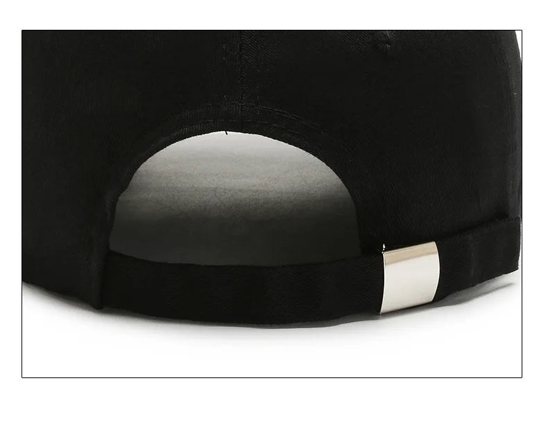Casquettes de baseball à broderies tendance pour femmes et hommes, casquettes snapback, visières, chapeau de soleil, unisexe, réglables, en coton
