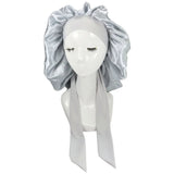 Women Satin Solid Sleeping Hat Night Sleep Cap for Women Shower Caps Waterproof Solid Sleeping Hair Bonnets Adjustable Cap