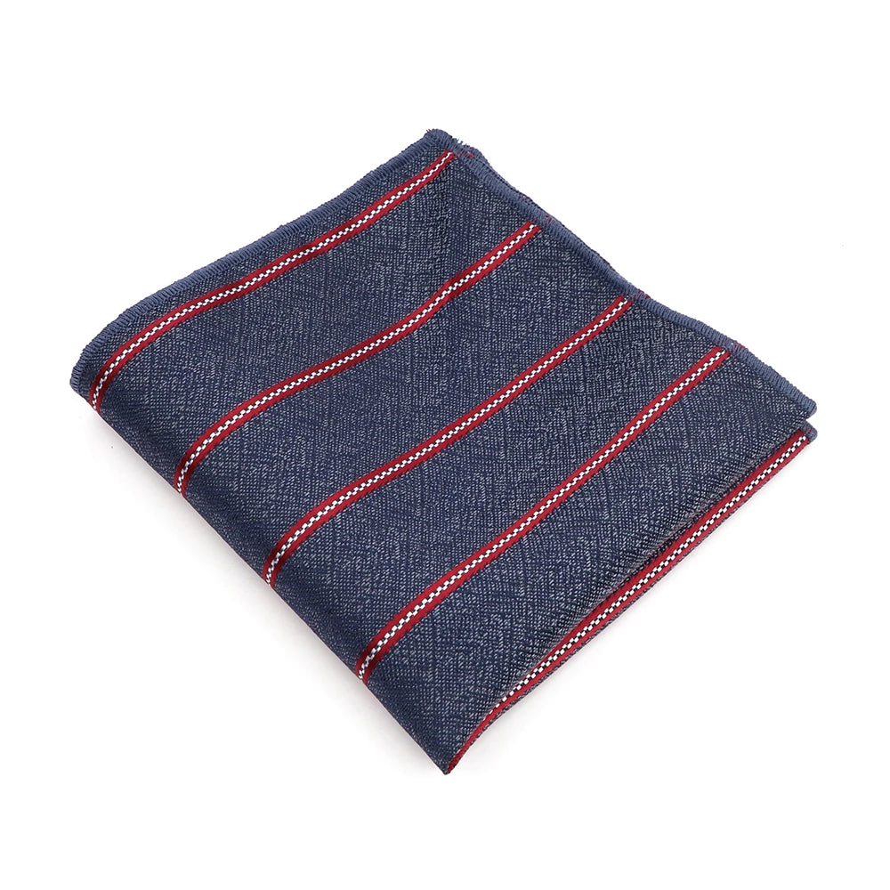 Mouchoir de poche en tissu jacquard de haute qualité, nouveau style, à pois, à rayures, à fleurs, adapté aux costumes de fête formels, au travail, cadeau