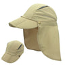 Casquette de protection solaire UPF 50+ pour enfants et garçons, chapeau de pêche réglable et amovible à séchage rapide avec rabat pour le cou