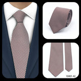 Cravates élégantes à pois pour hommes LYL 7 cm, cravate de luxe avec imprimé géométrique, cadeau pour invités, accessoires de festival pour gentleman