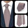 Cravates élégantes à pois pour hommes LYL 7 cm, cravate de luxe avec imprimé géométrique, cadeau pour invités, accessoires de festival pour gentleman