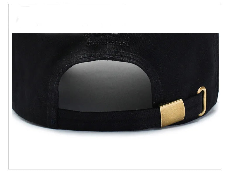 Casquette de baseball tendance pour homme, version coréenne, chapeau de soleil brodé, casquette de protection solaire pour femme, étiquette rouge, petite taille A