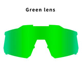 KE9022 Full Red Blue Green Polarized Lens Photochromic Replacement Lenses Cycling Bicycle Sun Glasses Eyewear frame Suitable