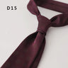 Cravate en polyester jacquard 8 cm, style décontracté, rouge et marron, pour homme, accessoire de costume, de fête, de mariage ou de banquet