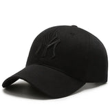 Casquettes de baseball à broderies tendance pour femmes et hommes, casquettes snapback, visières, chapeau de soleil, unisexe, réglables, en coton