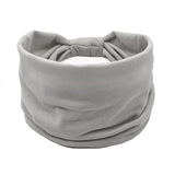 Headwrap Solid Color Knot Wide Headbands for Women Soft Cotton Sports Elastic Hair Bands Accessories Yoga Bandana Bandage