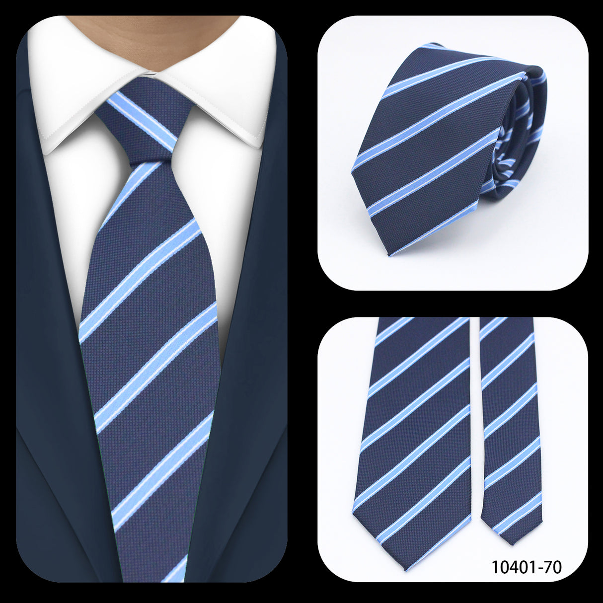 Cravates élégantes à pois pour hommes LYL 7 cm, cravate de luxe avec imprimé géométrique, cadeau pour invités, accessoires de festival pour gentleman