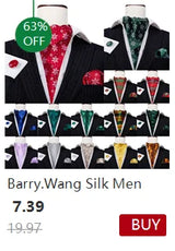 Ensemble élégant de cravates et boutons de manchette en soie à fleurs multiples pour homme, cravate jacquard à fleurs pour mariage, entreprise, fête, événement, Barry.Wang