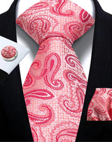 Cravate homme Paisley Jacquard tissé 8 cm formelle affaires mariage cravate poche carré ensemble costume cravate haute qualité fait main Gravata