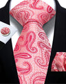 Cravate homme Paisley Jacquard tissé 8 cm formelle affaires mariage cravate poche carré ensemble costume cravate haute qualité fait main Gravata