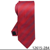 100% Silk Brand Purple Tie Men Necktie High Quality Mix Colors Silk 7.5 cm Gravatas Accessories Wedding April Fool's Day