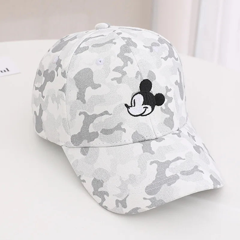 Casquette de baseball Mickey en coton pour enfants, offre spéciale, motif dessin animé, pour filles et garçons