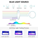 Titanium Reading Glasses Men High Quality Magnifying Presbyopic Eyeglasses Titanium Frames Anti Blue Light Rimless Glasses Men