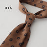 Cravate en polyester jacquard 8 cm, style décontracté, rouge et marron, pour homme, accessoire de costume, de fête, de mariage ou de banquet