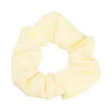 Women Lady Female Flower Hair Accessories LatticePrint Elastic Hairs Ties Yellow Scrunchies Hair Rope Girls Headwear