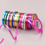 Rouleau de ruban pour ballons de 10 mètres, 5 mm, accessoire de fête, anniversaire, mariage, chaîne de ballons laser, rubans en satin, bricolage, décoration de fête