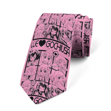 Cravate unisexe pour homme, motif dessin animé, décontractée, créative, nouveauté, accessoires uniques, cadeaux d'affaires, accessoires pour chemises de mariage