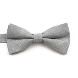 High Quality Mens Solid Color Bowtie Set For Men Children Wedding Party Dinner Accessory Pink Orange Father-son Bow Tie Gift