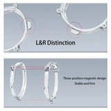 Magnetic Eyeglass For Quest 3 Lens Myopia Anti Blue Lenses Frames Optics Lens VR protection for Meta Quest 3 Accessories
