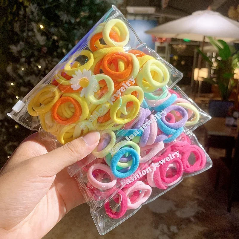 Élastiques mignons en caoutchouc pour cheveux, chouchous pour femmes et filles, serre-têtes, accessoires pour enfants et bébés