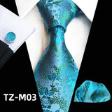 Ensemble de cravates en soie rose floral pour hommes, ensemble de cravates de fête de mariage, mouchoir, broche, boutons de manchette, accessoires pour hommes de haute qualité Gravata