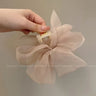 Pince à cheveux en maille pour femme, élégante, en forme de nœud, accessoire pour cheveux, cadeau idéal
