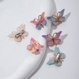 5PCS Sweet Macarons Gradient Color Cute Butterfly Kids Hairpins Children Headwear Princess Barrette Girls Hair Accessories