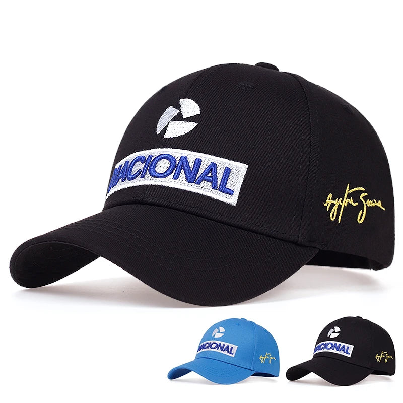Casquettes de baseball décontractées et ajustables avec broderie de lettres tendance style hip-hop pour l'extérieur, protection solaire