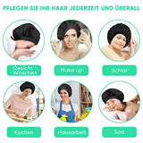 Bonnet de nuit en satin pour femme et homme, bonnet de nuit unisexe, bonnet de douche