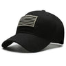 Casquette de baseball brodée avec motif camouflage du drapeau américain pour homme
