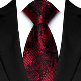 Cravate classique en cachemire pour homme, motif floral de luxe, motif à pois, 8 cm, jacquard, pour homme, pour affaires, mariage, fête, accessoire de tous les jours
