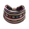 Fashion Boho Ethnic Style Headbands Vintage Knot Elastic Turban Headwrap For Women Girls Hair Band Soft Bandana Hair Accessories
