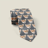 Cravate personnalisée avec photo de votre animal de compagnie, cravate amusante personnalisée pour fête, mariage, dîner, chemise, costume, accessoires, cadeau, cosplay