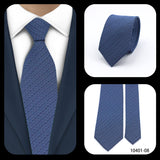 Cravates élégantes à pois pour hommes LYL 7 cm, cravate de luxe avec imprimé géométrique, cadeau pour invités, accessoires de festival pour gentleman